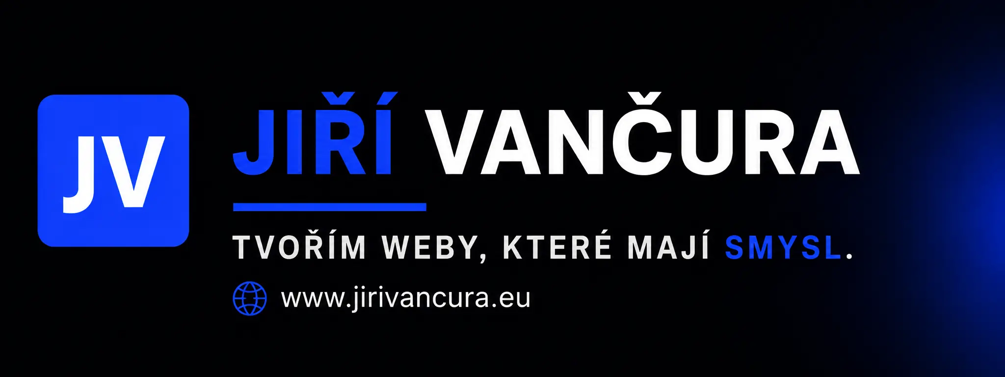 Jiří Vančura - tvorba webových stránek banner